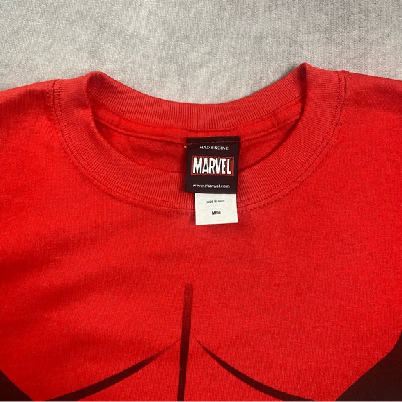 T-Shirt Spiderman MAD ENGINE MARVEL - Taille L (Garçons) - Orange Et Bleu - Neuf Avec étiquettes